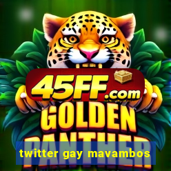 twitter gay mavambos